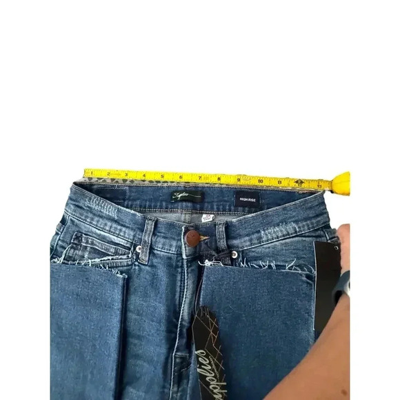 Supplies x Union Bay Maren High Rise Distressed Slim Straight Jeans sz 2P - Picture 11 of 13